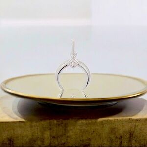 Kendra Scott Cresent Horn Charm Sterling Silver